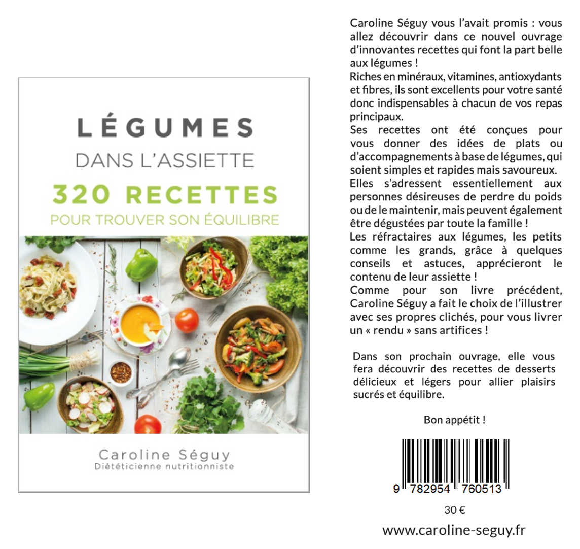 Livre de recettes - Caroline SEGUY